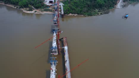 River Bridge Under Construction