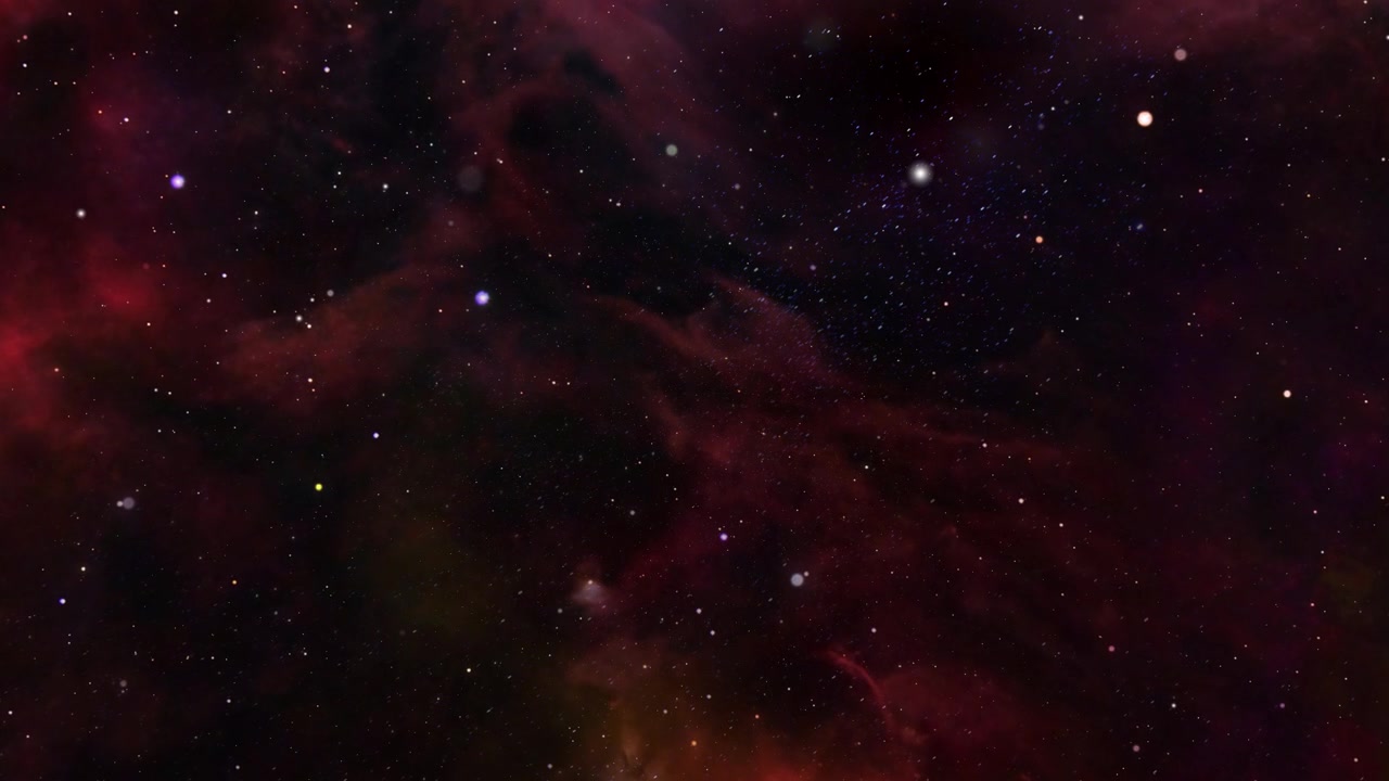 Nebulosa gigante resplandeciente con estrellas jóvenes 4K
