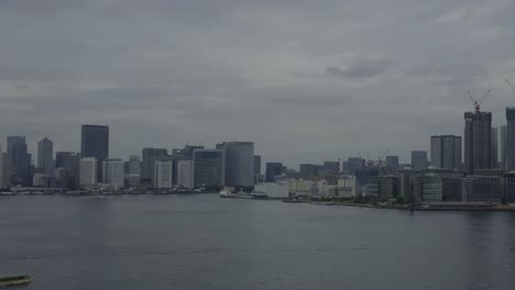 tokyo city skyline on a cloudy day