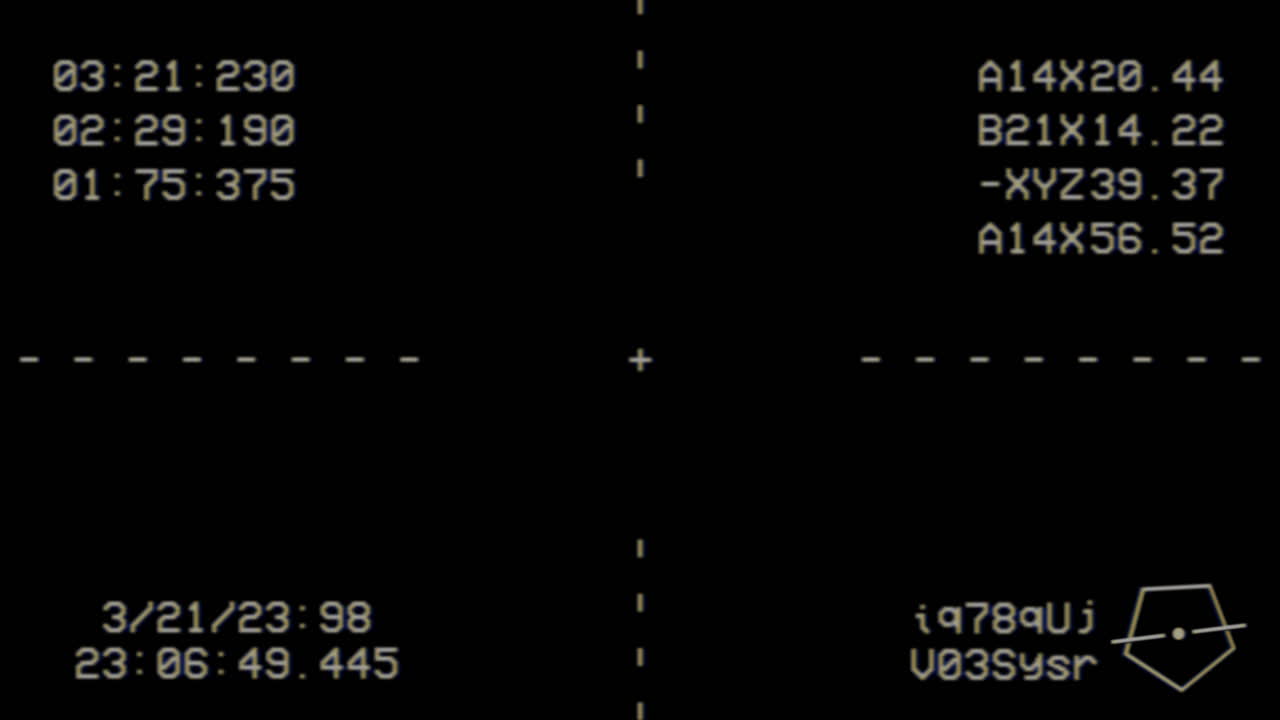 Spaceship Radar Overlay Motion graphics