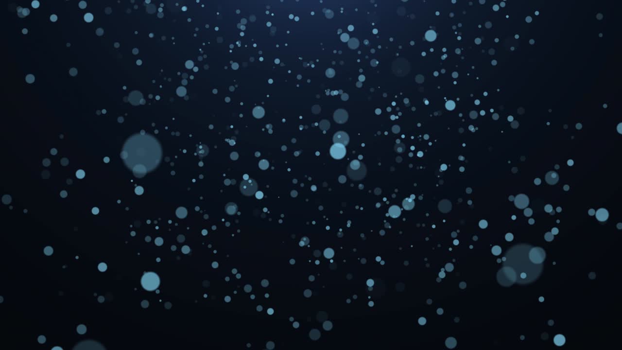 수평으로 움직이는 파란색 입자