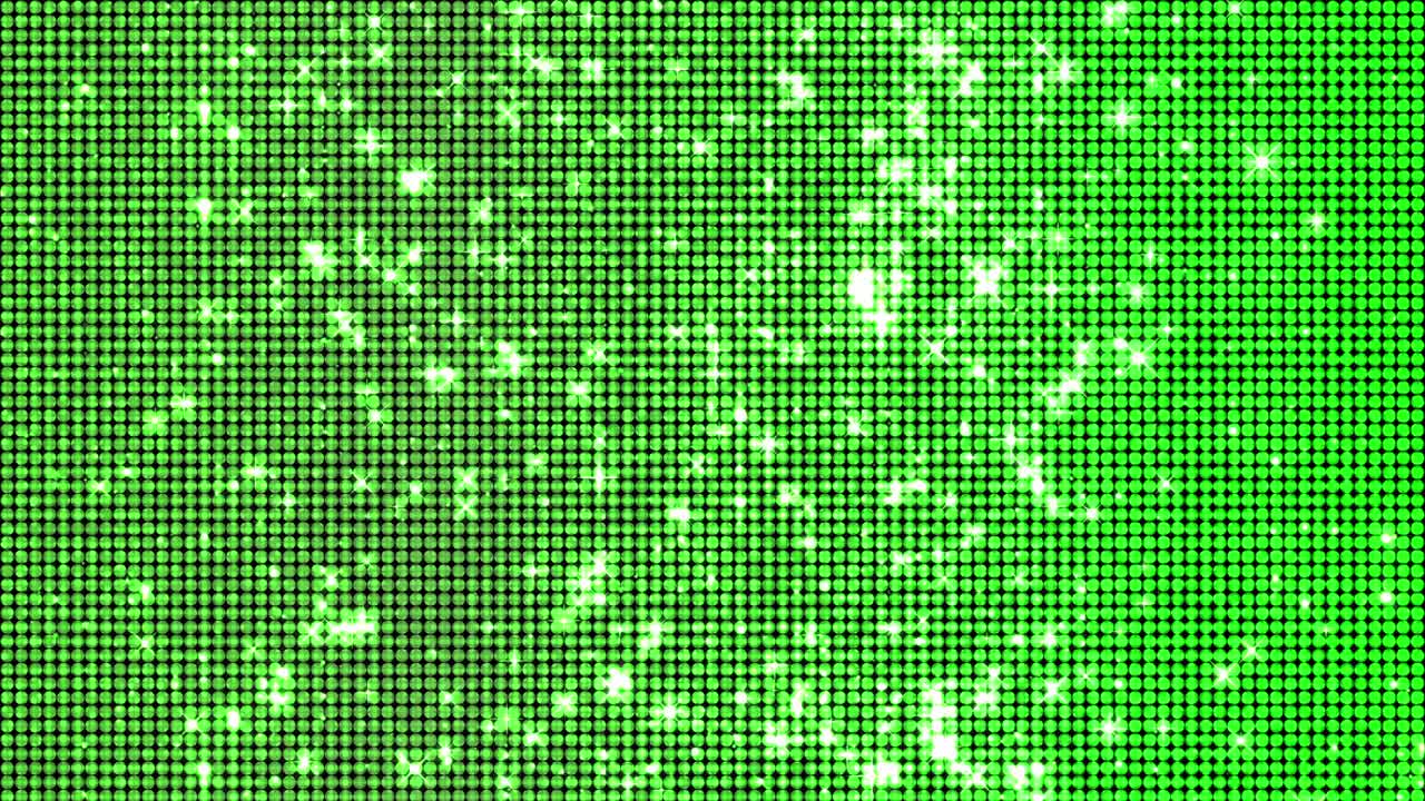 Loop-animasjon av sceneglødende LED-lys.