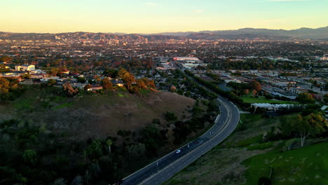 panorama of los angeles from kenneth hahn view point