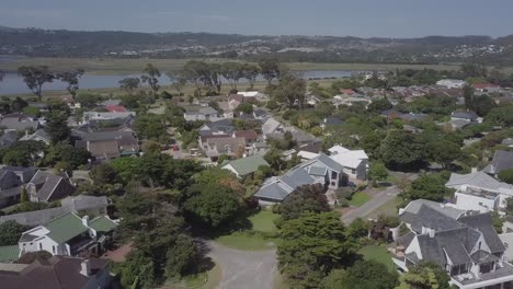 quaint and quiet seaside community of leisure isle, knysna, s africa