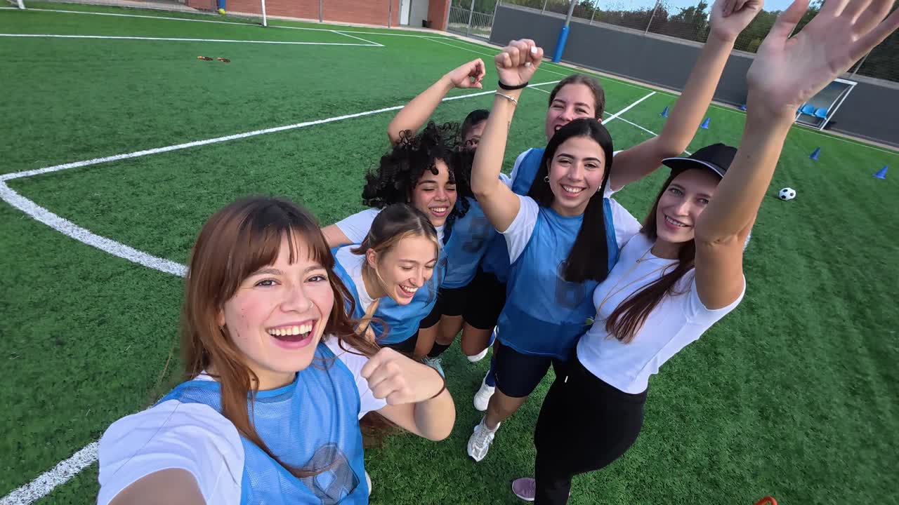 Women's Soccer Team Celebration