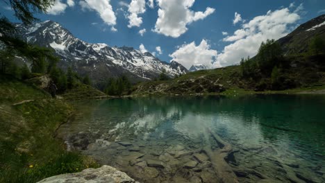 Suiza-Lago-Reflexión-Timelapse