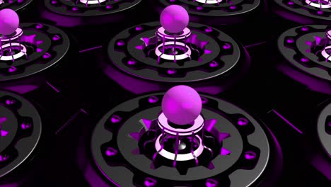 Abstract Futuristic Mechanical Pattern
