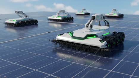 innovative solar panel cleaning robots in action: a look at automated technology for efficient solar energy maintenance and environmental sustainability