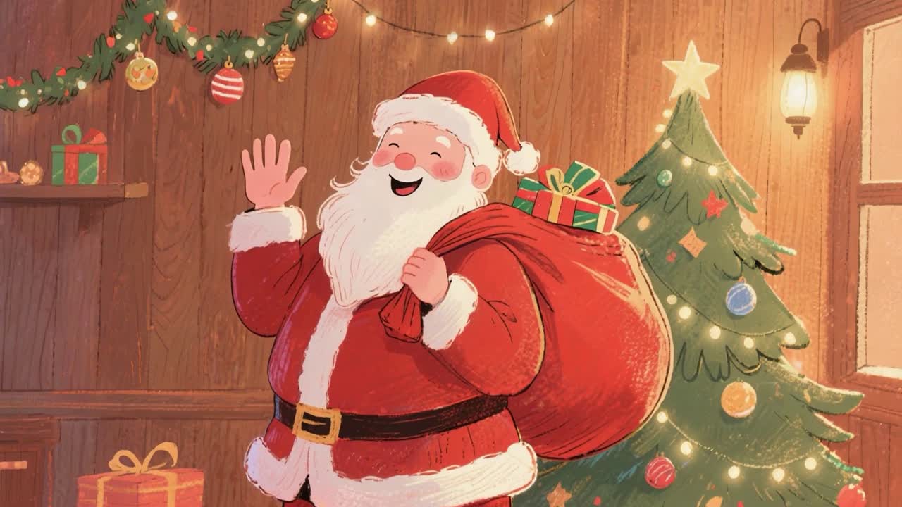 흔들며 산타 클로스