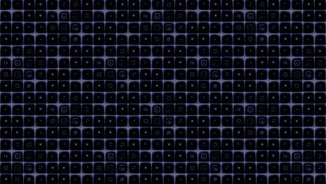 cuadrados de animación geométrica brillantes, video de stock