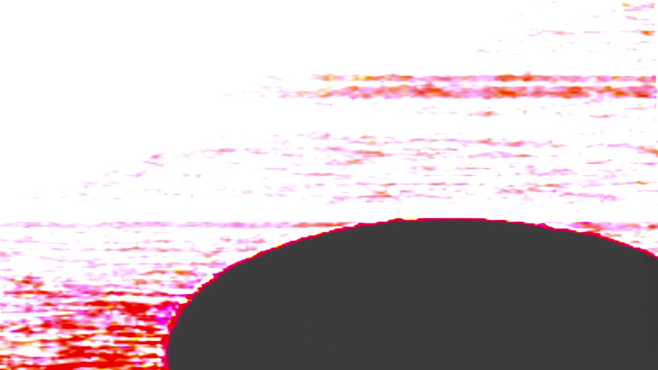 Abstract Glitch Effect with Flashing Red and Black Frames