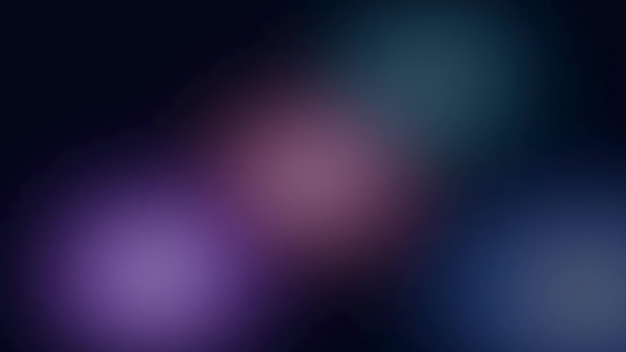 Abstract Background with Soft Glowing Purple and Blue Light Orbs