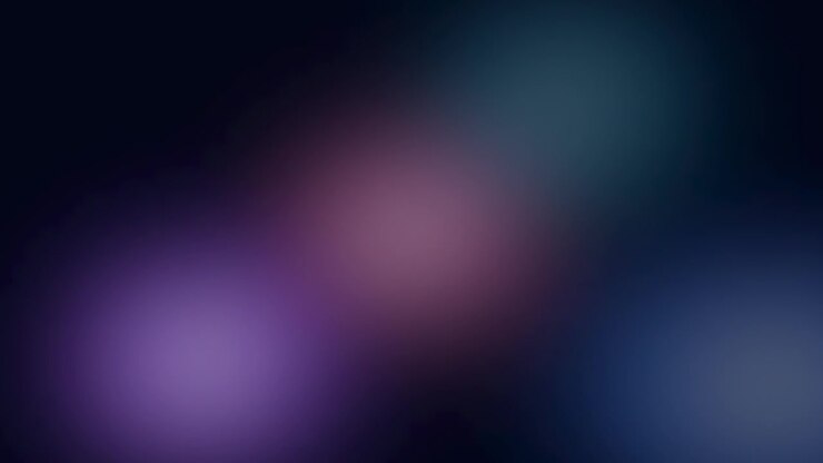 Abstract Background with Soft Glowing Purple and Blue Light Orbs