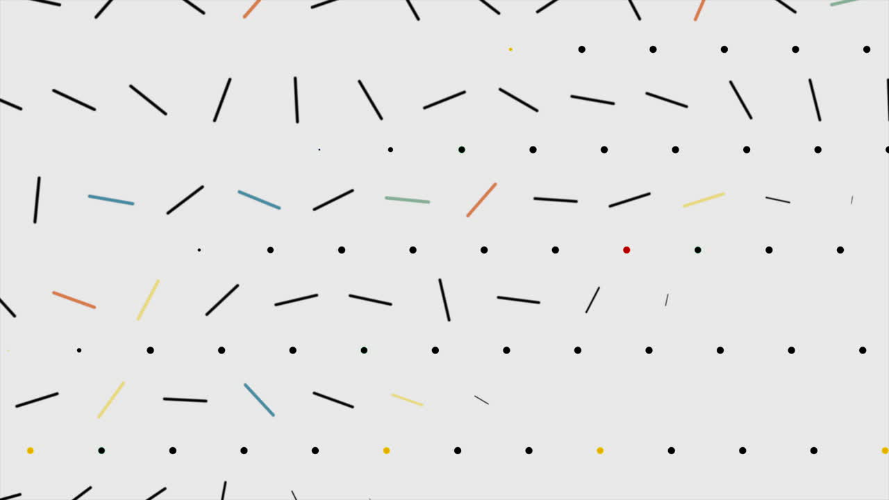 movimiento formas geométricas abstractas líneas y puntos