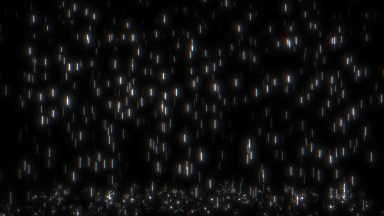 bucle de fondo de suelo de lluvia monocromático brillante