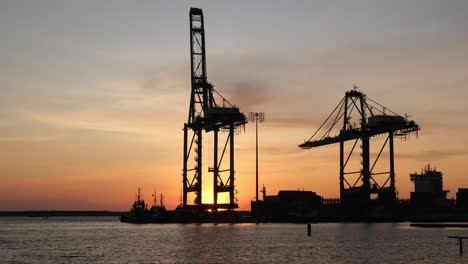 timelapse at port klang