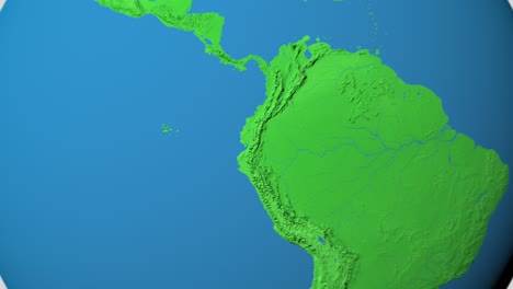 zoom in to 3d map of ecuador