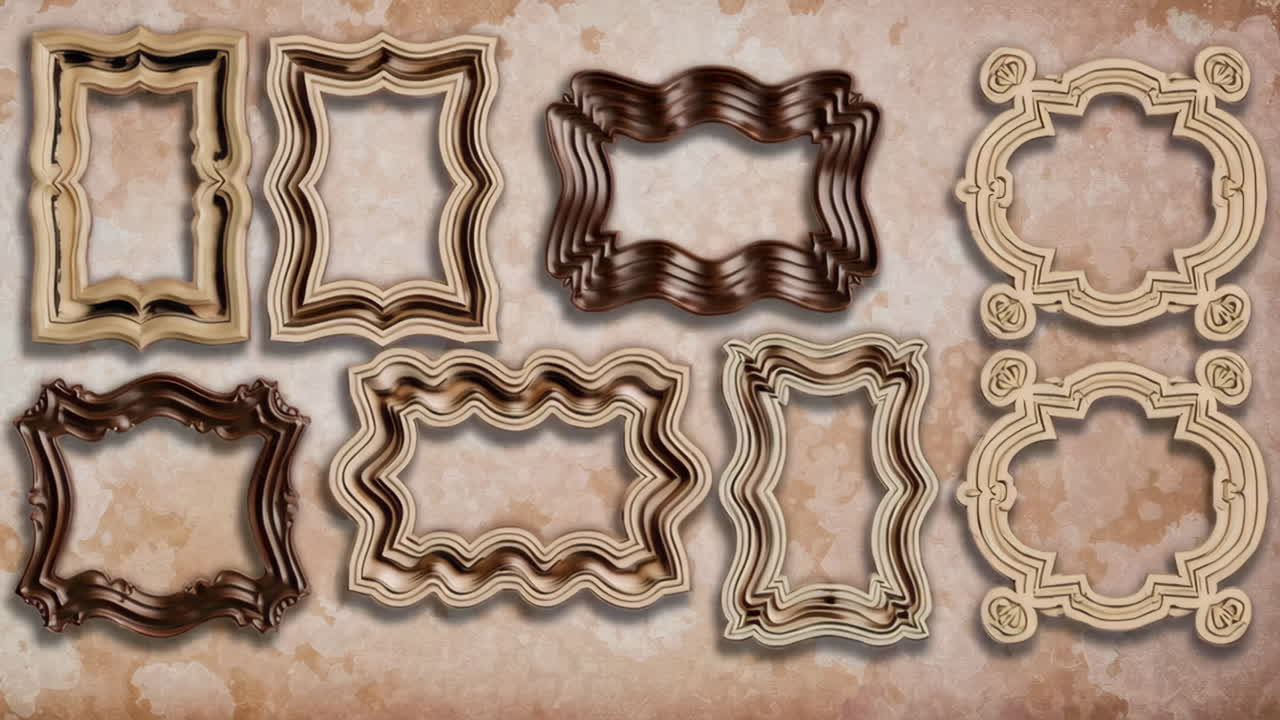 Collection of Decorative Picture Frames