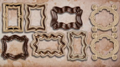 collection of decorative picture frames