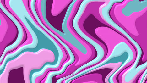 an animation of a hand drawn flat groovy psychedelic background