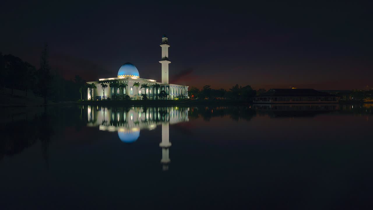 말레이시아에서 4k 일출 장면