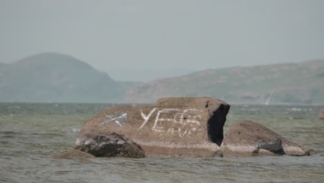 nationalist rocky campaign slogan, scottish identity, slow motion view