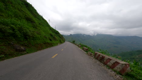scenic mountain road trip