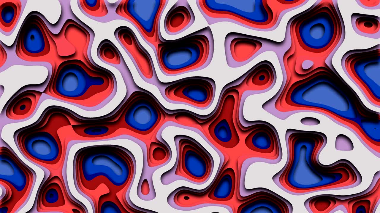 cortar la animación colores fuertes