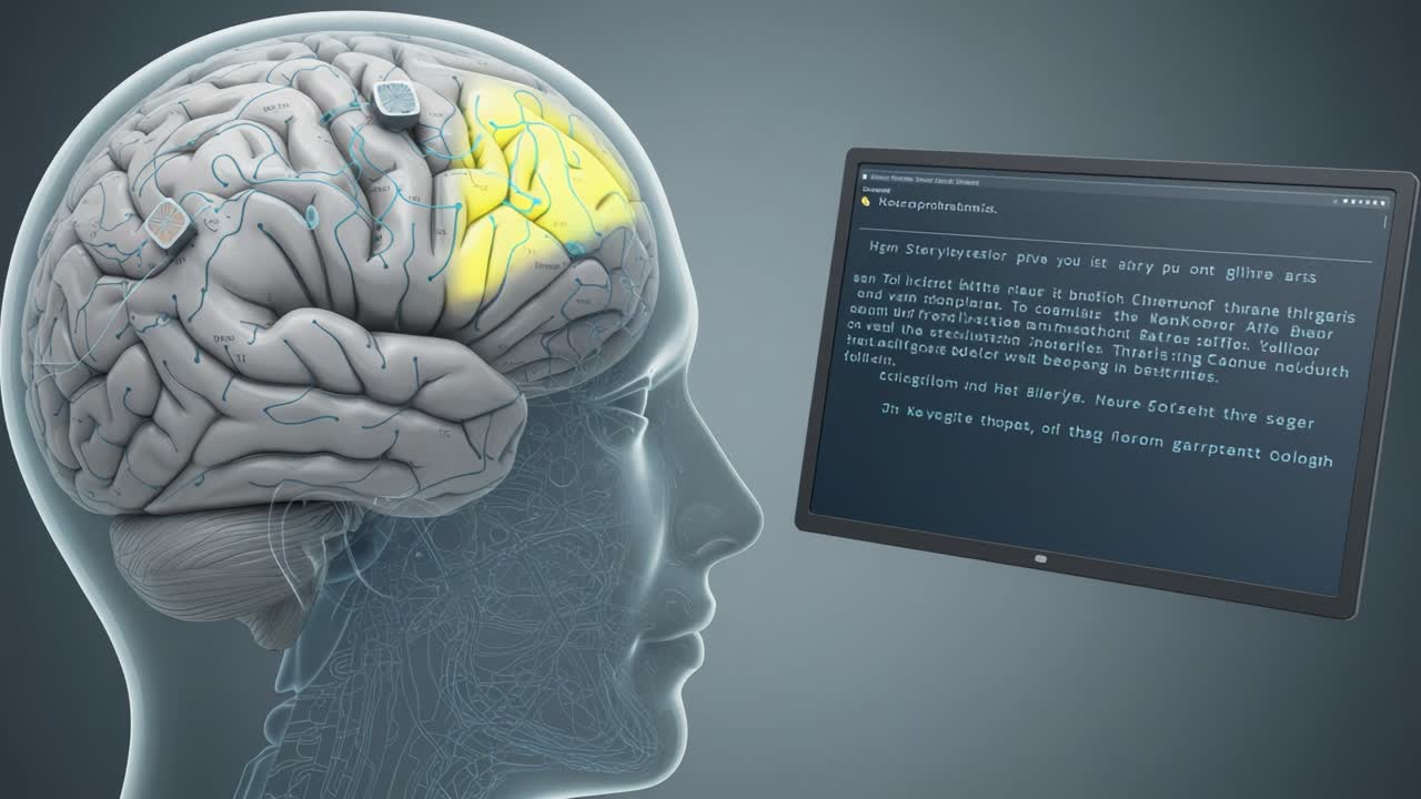 Exploring the Intricacies of the Human Brain: A Visual Representation Showcasing Neural Pathways and Cognitive Processes with Technological Interface
