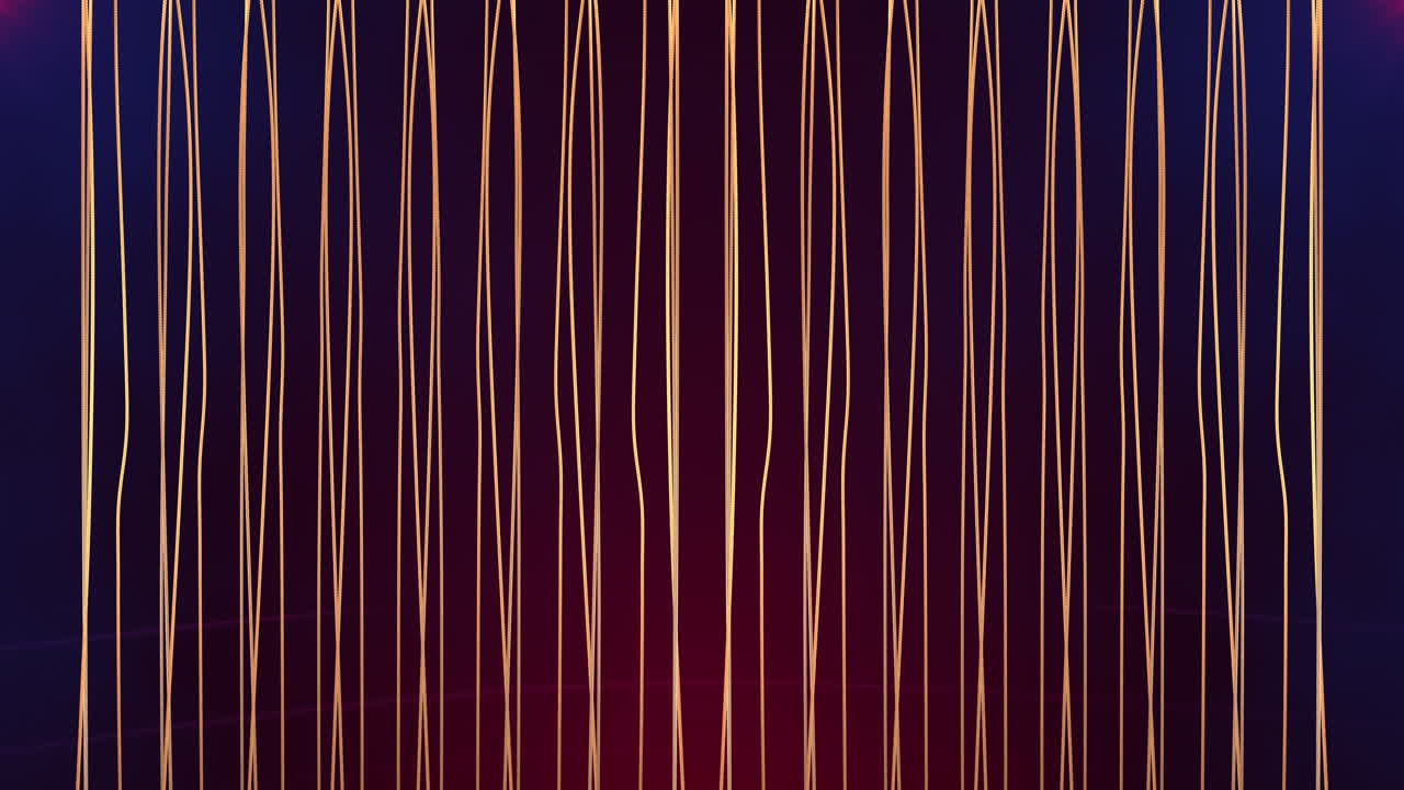 cuerdas con movimiento causado por objetos que pasan