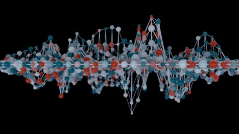 4k network molecule mesh.