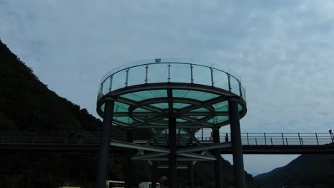 Skywalk-with-a-fine-view-of-the-small-river