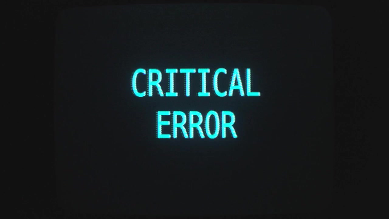 System script getting flickered during display in computer.