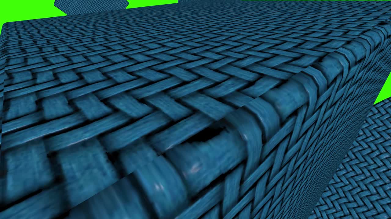 máscaras de transición de caja 3d abstract creativas. pantalla verde, caja de canal alfa lloviendo.