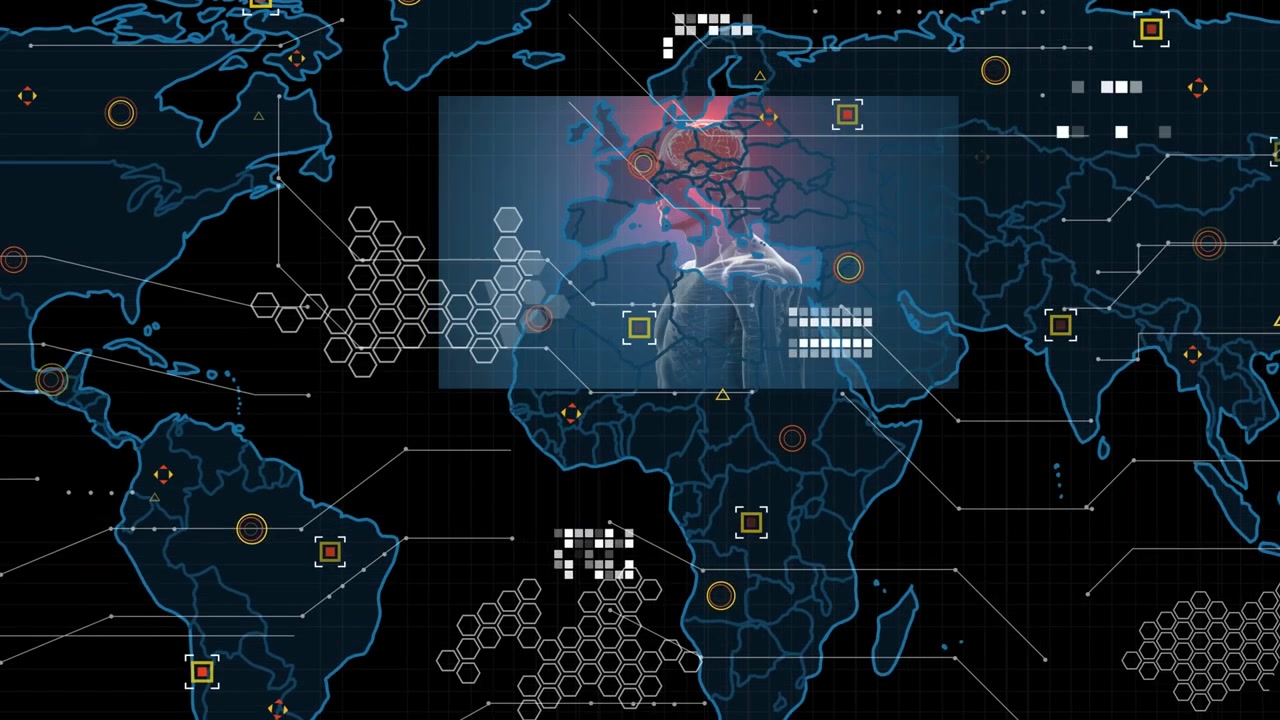 Digital Human Anatomy and Global Data Network Visualization