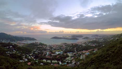 charlotte amalie, u.s. virgin islands timelaps
