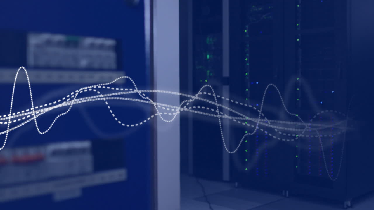 Animation of diagram over server room