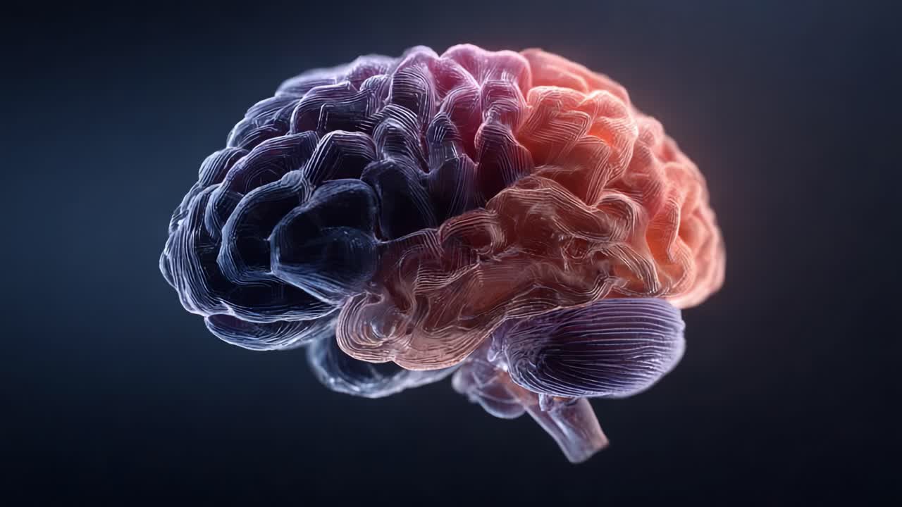Exploring the Complex Structure of the Human Brain: A Detailed Examination of Neural Connectivity and Functionality in Stunning 3D Visuals