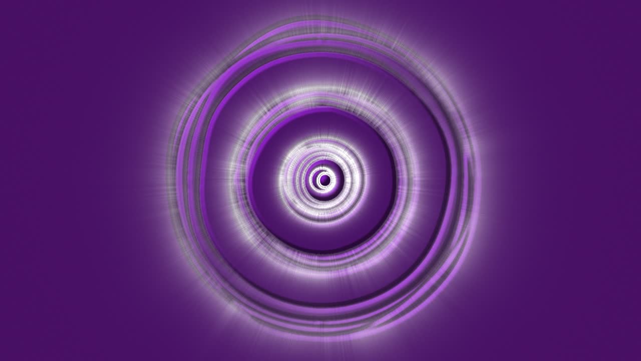 círculo abstracto con rayos de luz coloreados