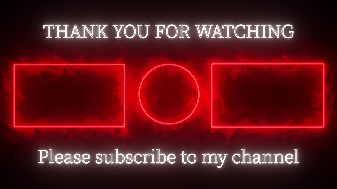 반이는 끝 카드 끝 화면 모션 그래픽