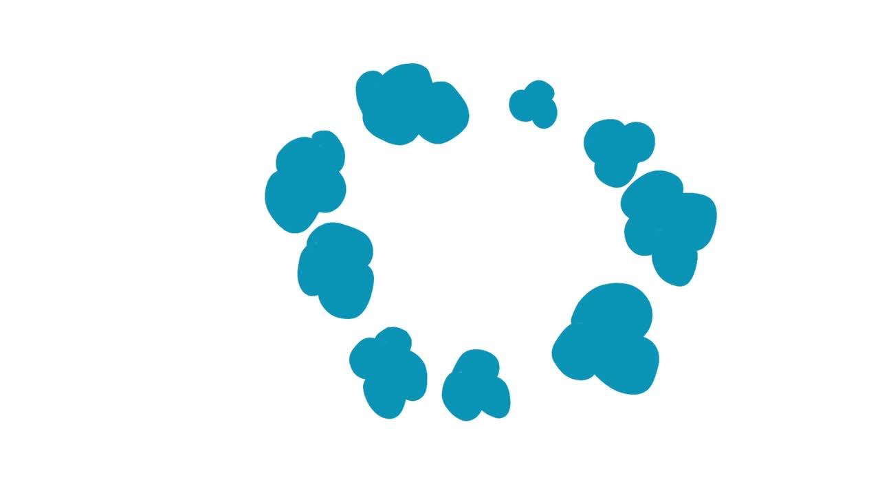 만화 폭탄 폭발, 손으로 그린 폭탄 애니메이션