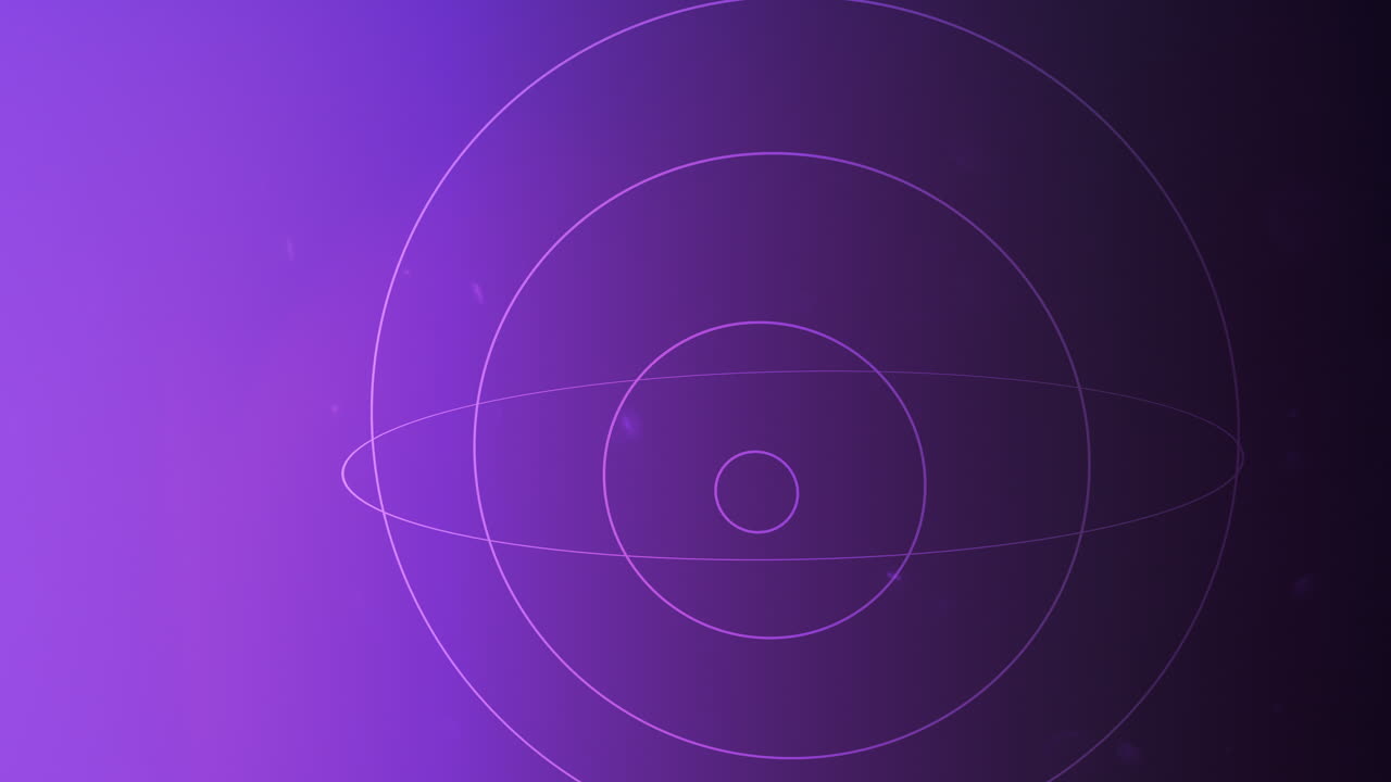 Motion abstract geometric shape with particles in space 5