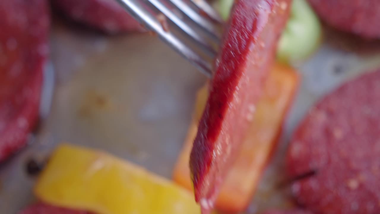 Grilled Sucuk with Peppers