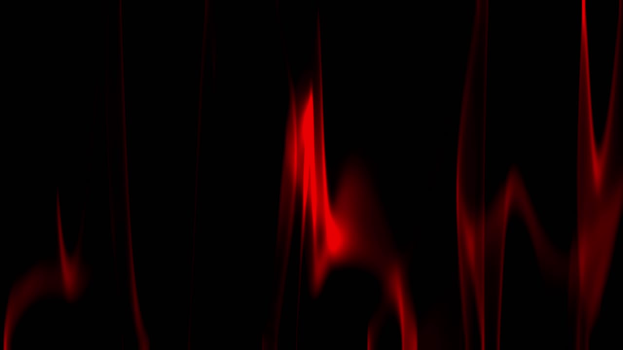 검은 바탕에 불타는 빨간색 불꽃의 시레이션