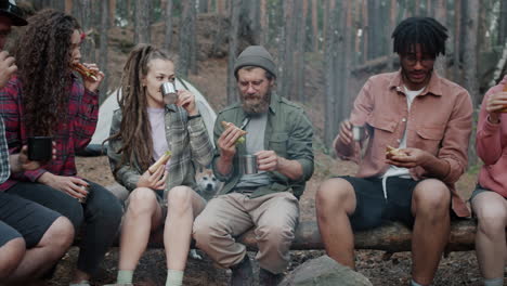 friends camping trip