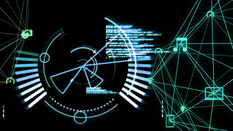 Globus-Digitaler-Symbole-Gegen-Datenverarbeitung