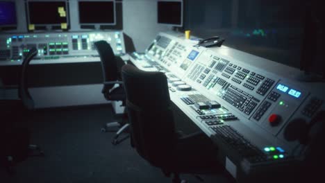 equipment of empty central control room