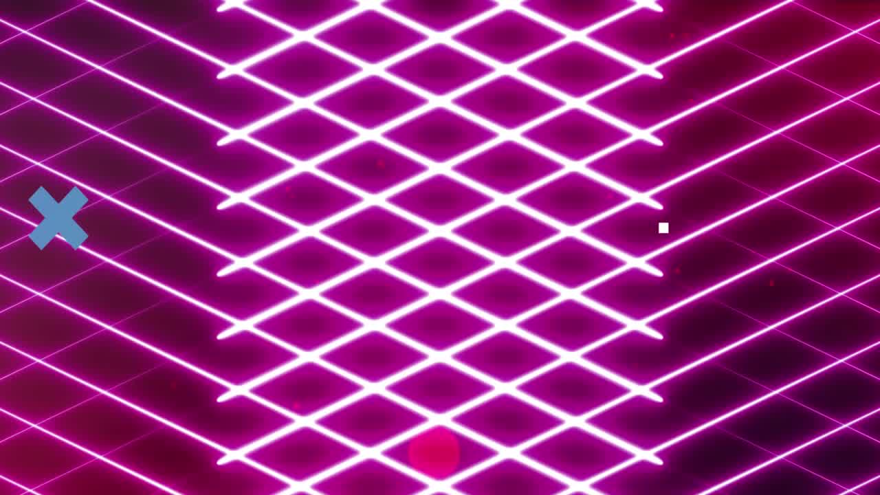 animación de la red de conexiones sobre fondo negro