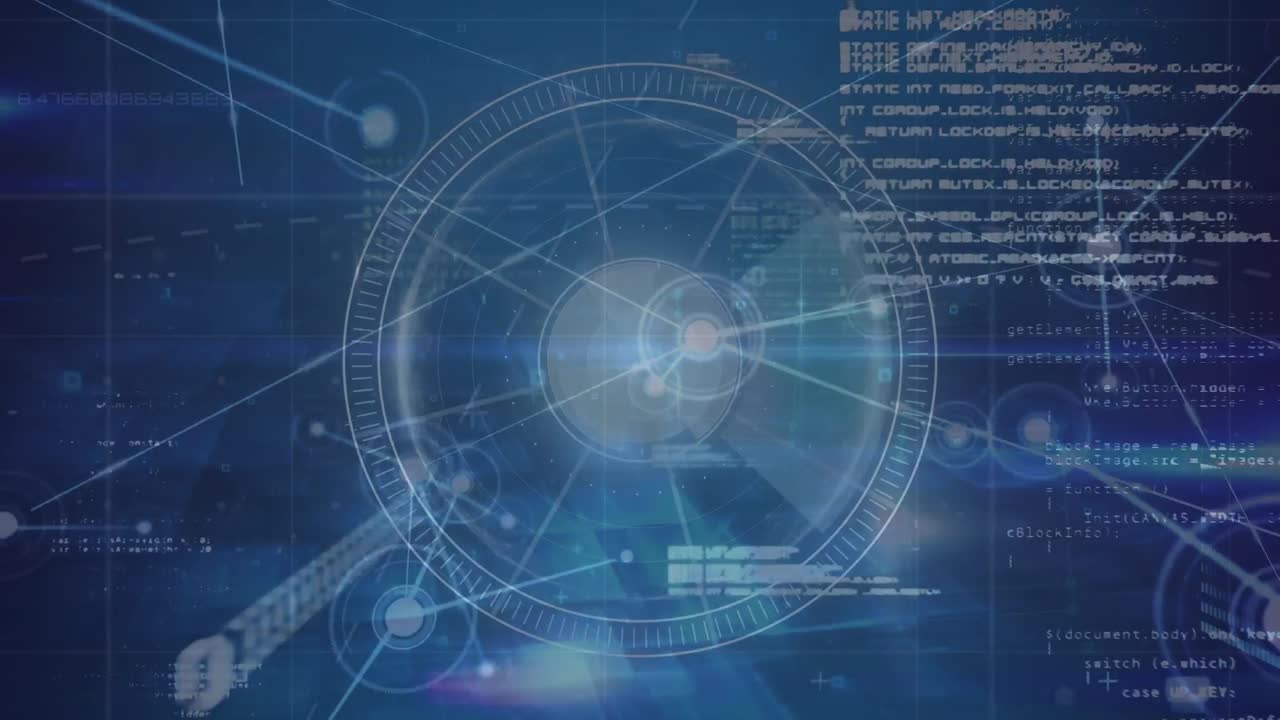 데이터 처리 및 범위 스캐닝을 통한 연결 네트워크의 애니메이션