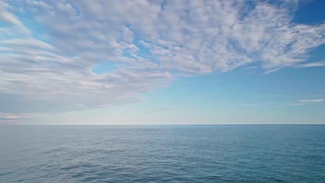 calm ocean waves on the mediterranean sea